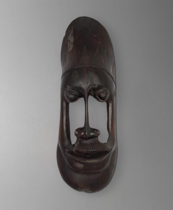 front view of tribal mask from somalia