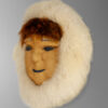 45 view of young eskimo mask from united states