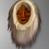 45 view of eskimo elder mask from united states