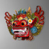 45 view of barong mask from indonesia