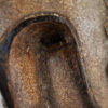 detail view of tribal mask from namibia