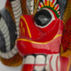 detail view of naga raksha mask from sri lanka