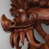 detail view of barong mask from indonesia