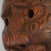 detail view of hannya mask from japan