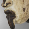 detail view of okuyi mask from gabon