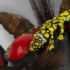 detail view of chocalheiro mask from portugal