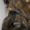 detail view of schaffhausen mask from switzerland