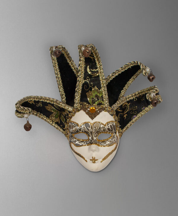 front view of venice carnival mask from italy