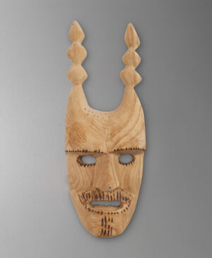 front view of vinhais mask from portugal