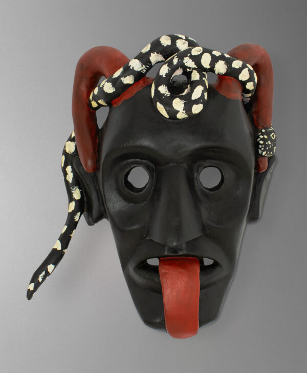 front view of valverde mask from portugal