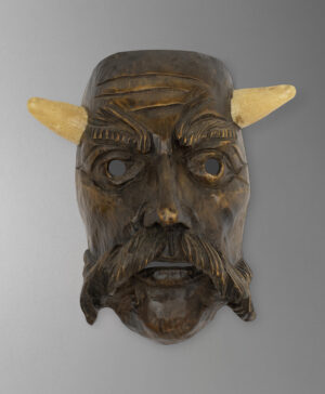 front view of schaffhausen mask from switzerland