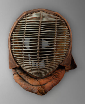 front view of kendo mask from japan