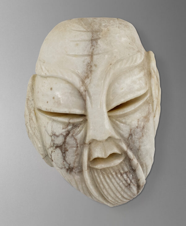 front view of tibetan monk mask from china