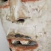 detail view of bakongo tribal mask from congo